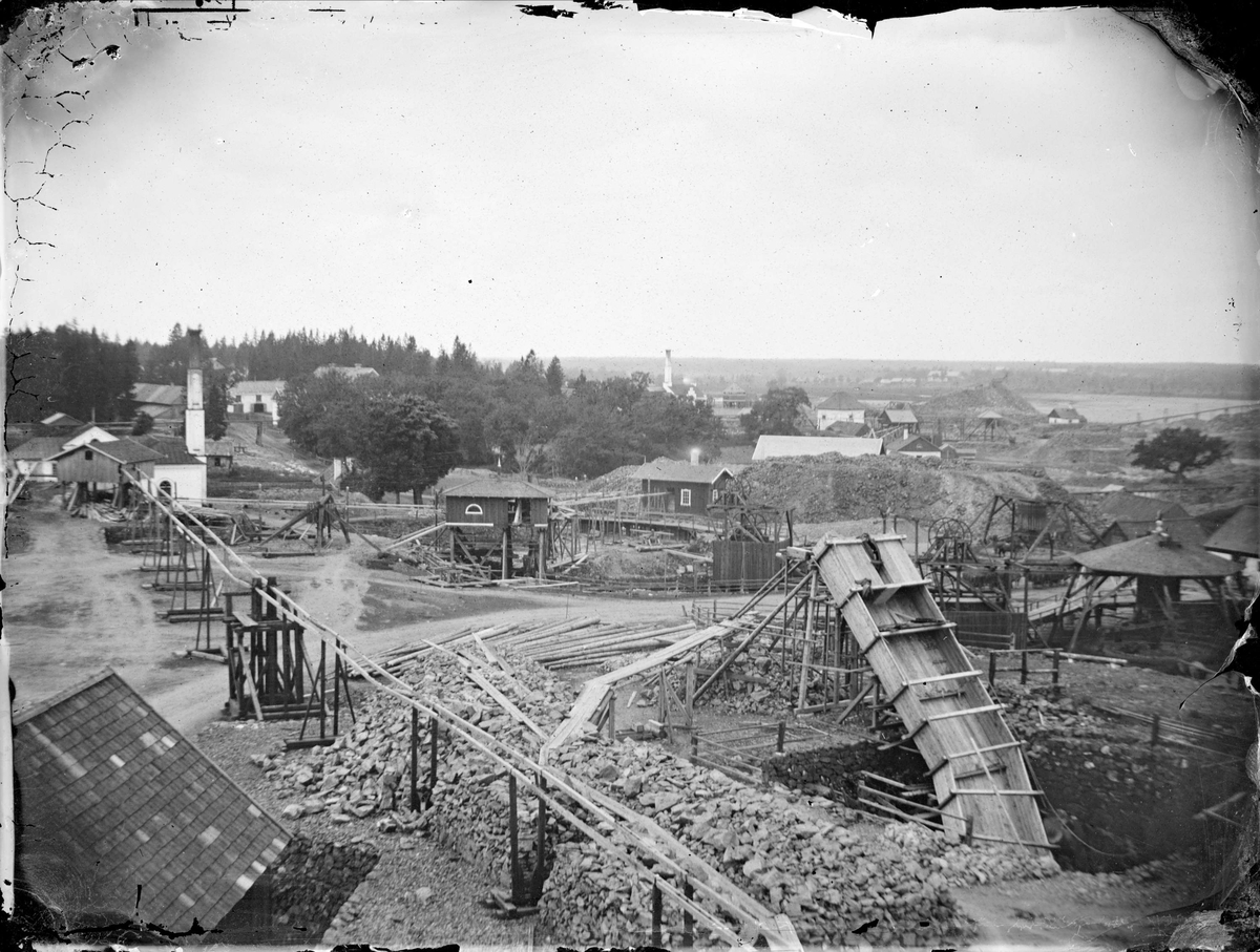 Henri Osti's Fotografiateliér, Dannemora gruvor, Dannemora socken, Uppland, sannolikt 1890-tal