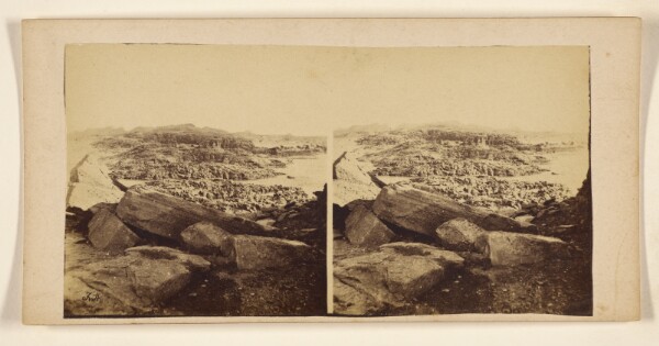 Francis Frith, [The Cataract of Sammeh. Ethiopia.]
