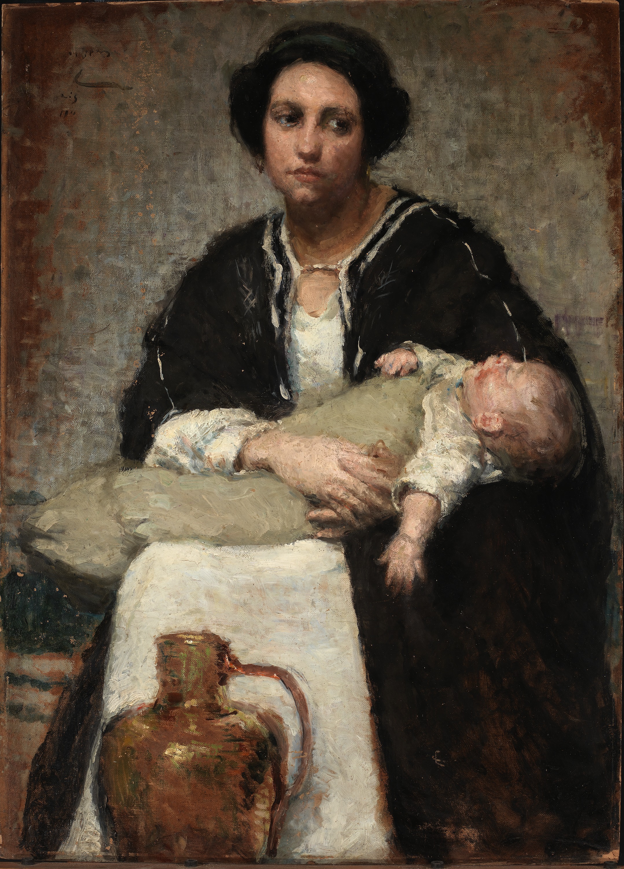 Alice Pike Barney, Mother and Sleeping Baby