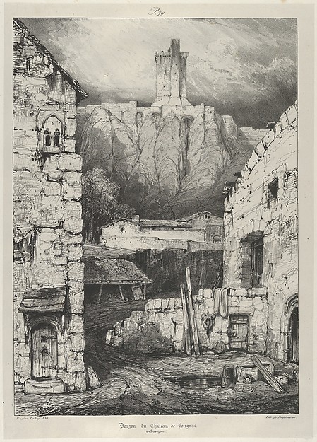 Eugène Isabey, Dungeon of the Polignac Castle