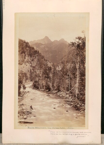 William Henry Jackson, Needle Mountain, from Animas Cañon. Colorado