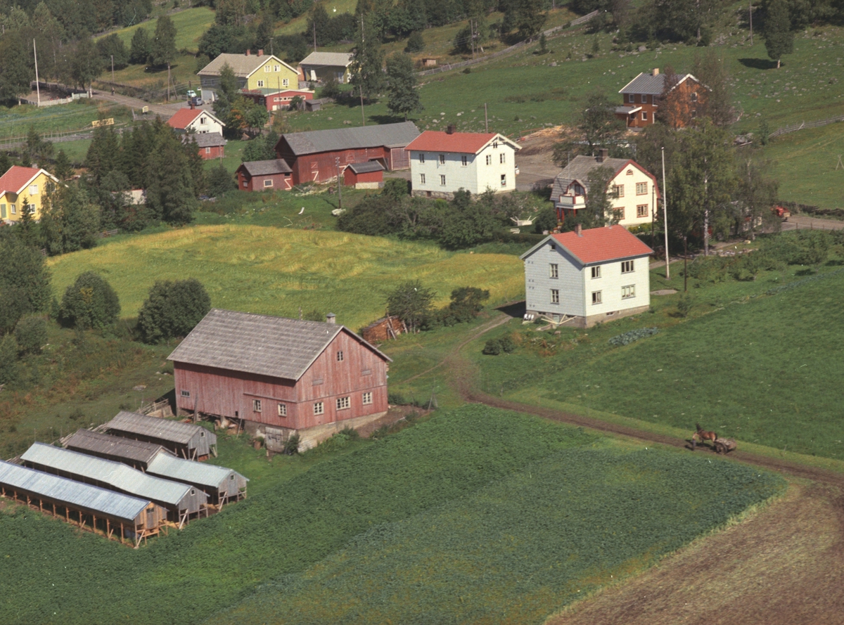 Widerøes Flyveselskap A/S, Flyfoto, Lundby, Åsmarka, Ringsaker.