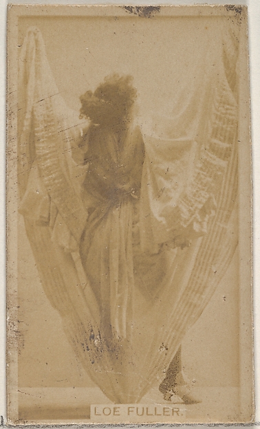 Allen & Ginter, Loe Fuller, from the Actors and Actresses series (N45, Type 8) for Virginia Brights Cigarettes