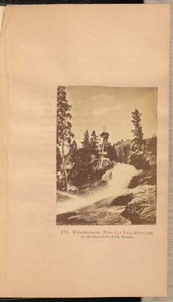 Eadweard J. Muybridge, Kahchoomah, or Wild Cat Fall