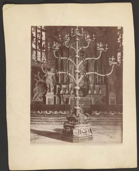 Giacomo Brogi, Milano, Cattedrale, Candelabro di bronzo detto l'Albero