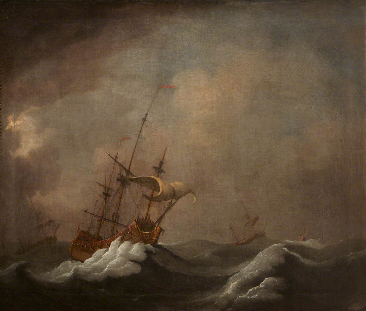 Peter Monamy, Stormy Seascape