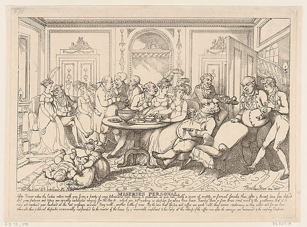 Thomas Rowlandson, Miseries Personal