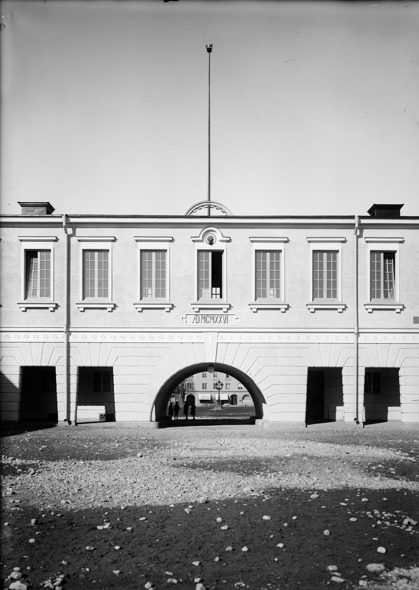 Paul Sandberg, Vaksalaskolan, Vaksala torg, Fålhagen, Uppsala 1927