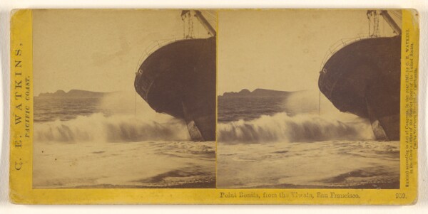 Carleton Watkins, Point Bonita, from the Viscata, San Francisco