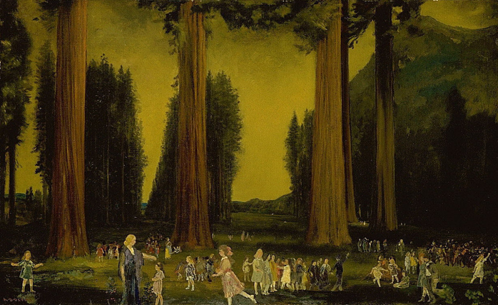 Arthur Bowen Davies, Hosanna of the Mountains