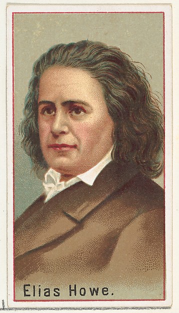 Allen & Ginter, Elias Howe, printer's sample for the World's Inventors souvenir album (A25) for Allen & Ginter Cigarettes