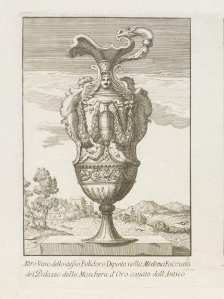 Giovanni Lanfranco, Raccolta di vasi diversi formati da illvstri artefici antichi e di varie targhe soprappóste álle fabbriche più insigni di Roma da celebri architetti moderni