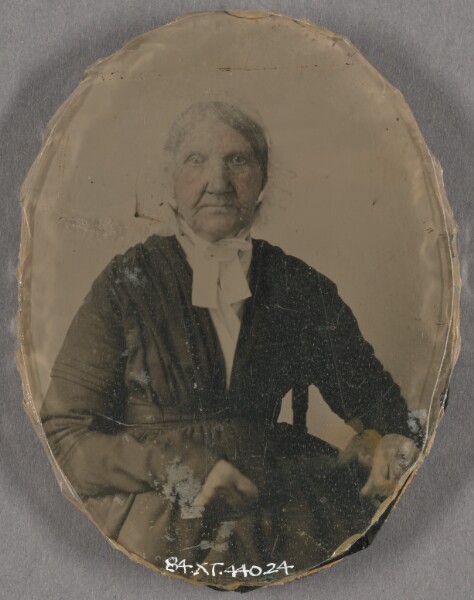 Unknown, [Portrait of an Elderly Woman seated]