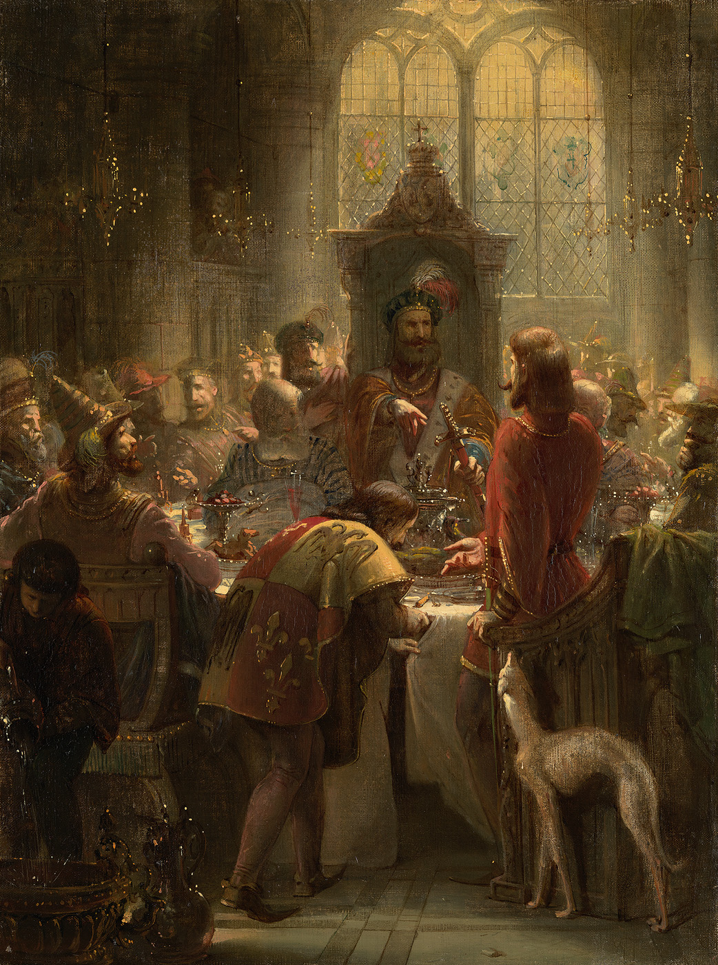 Barend Wijnveld, Anno 1395. Willem van Oostervant en het doorgesneden tafellaken