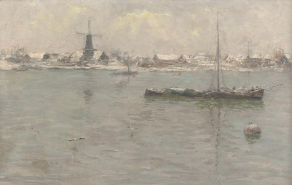 Siebe Johannes ten Cate, Dordrecht in the Winter