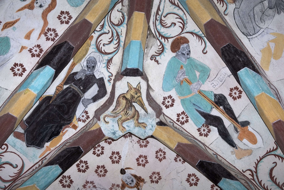 Bengt Backlund, Lime Painting in Harkberga Church, Uppland 2009