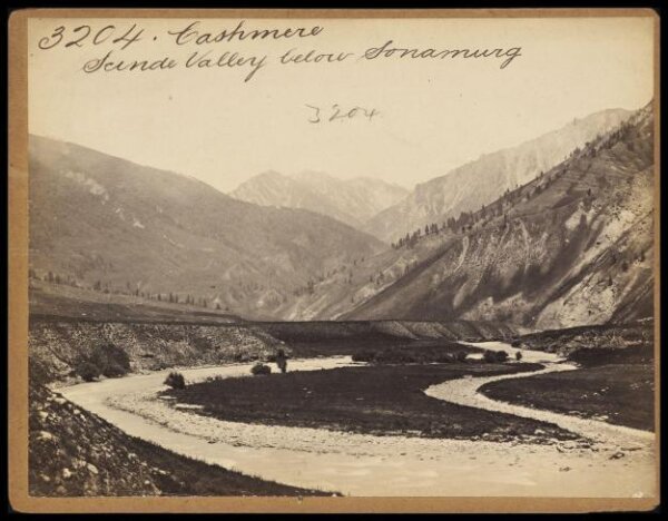 Francis Frith, Cashmere.  Scinde Valley below Sonamurg