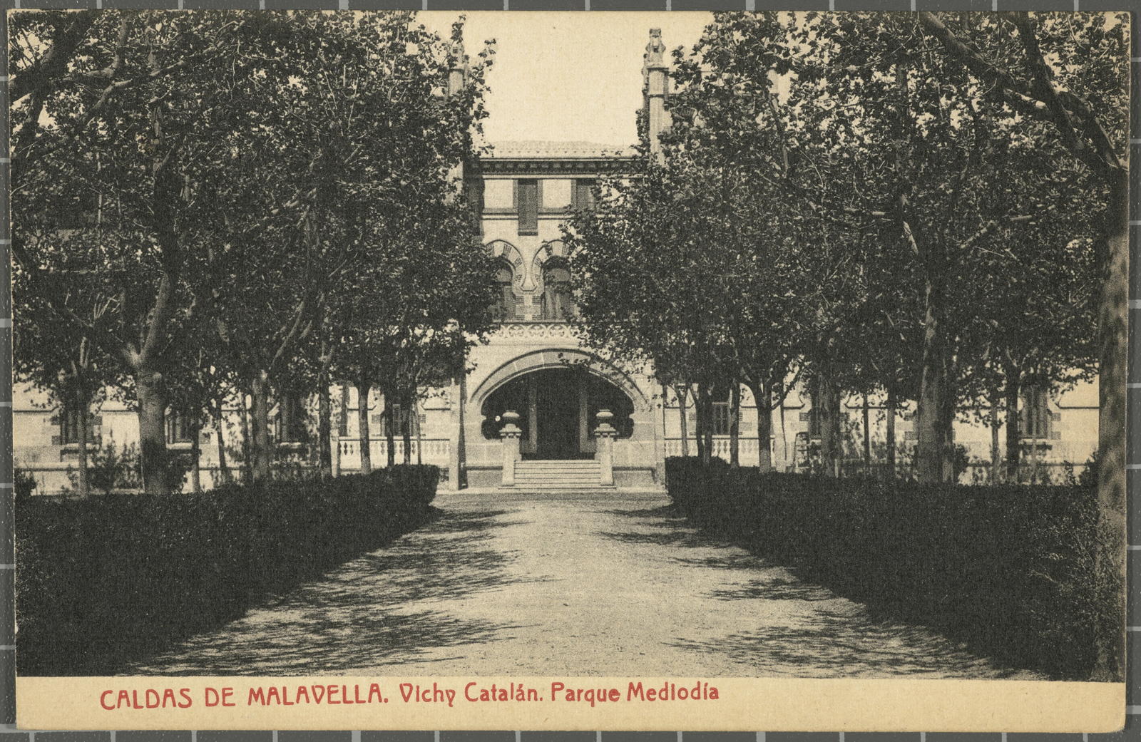Josep Thomas Bigas, CALDAS DE MALAVELLA. Vichy Catalán. Parque Mediodía