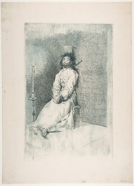 Goya (Francisco de Goya y Lucientes), Garroted Man