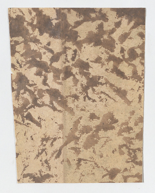 Anonymous, Sheet with overall splotchy pattern