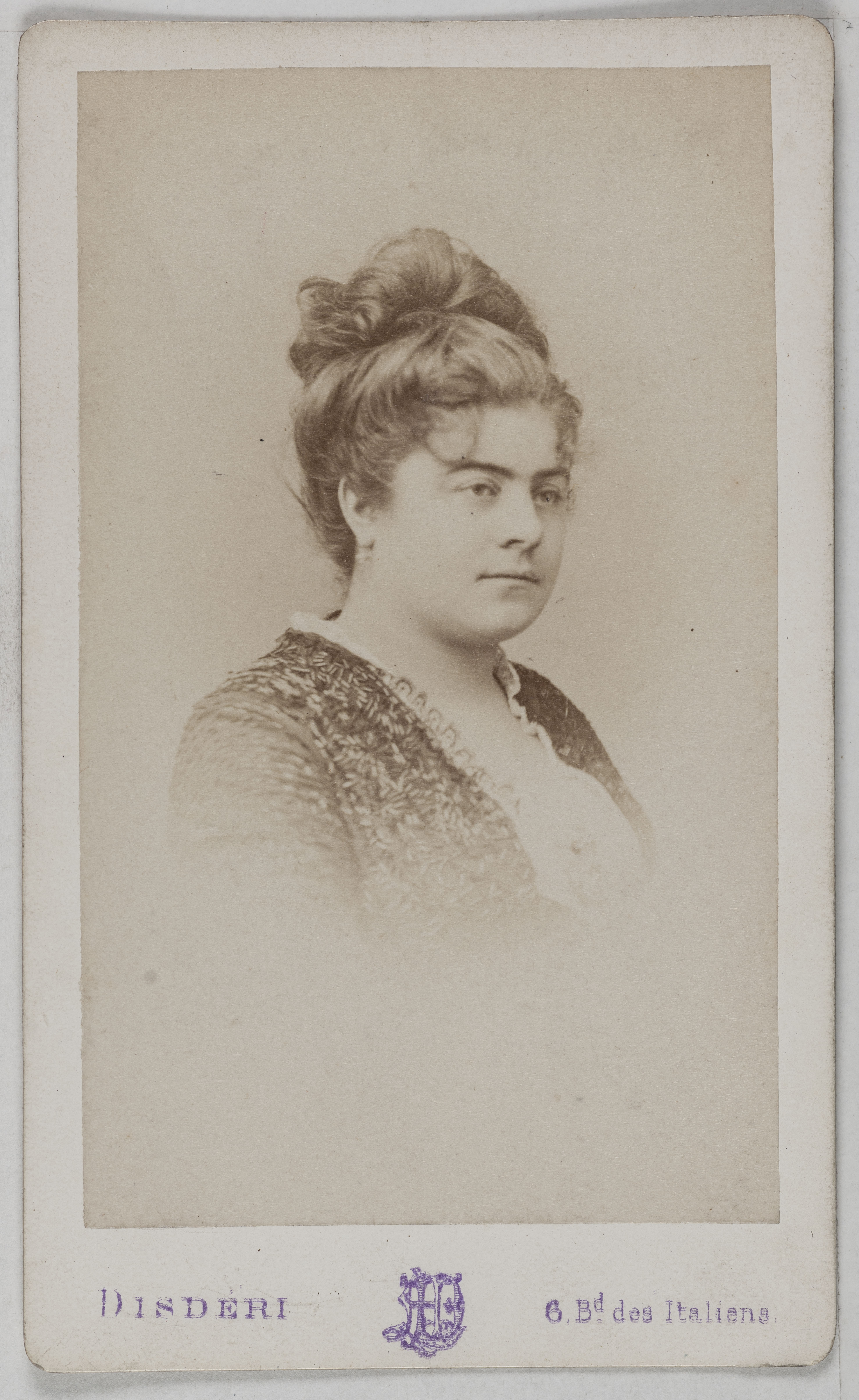 André-Adolphe-Eugène Disdéri, Portrait de Judith (actrice)