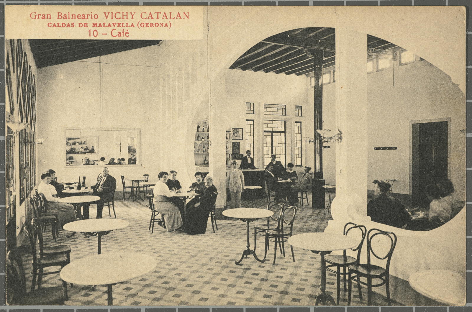 Josep Thomas Bigas, Gran Balneario VICHY CATALAN CALDAS DE MALAVELLA (Gerona ) 10 - Café