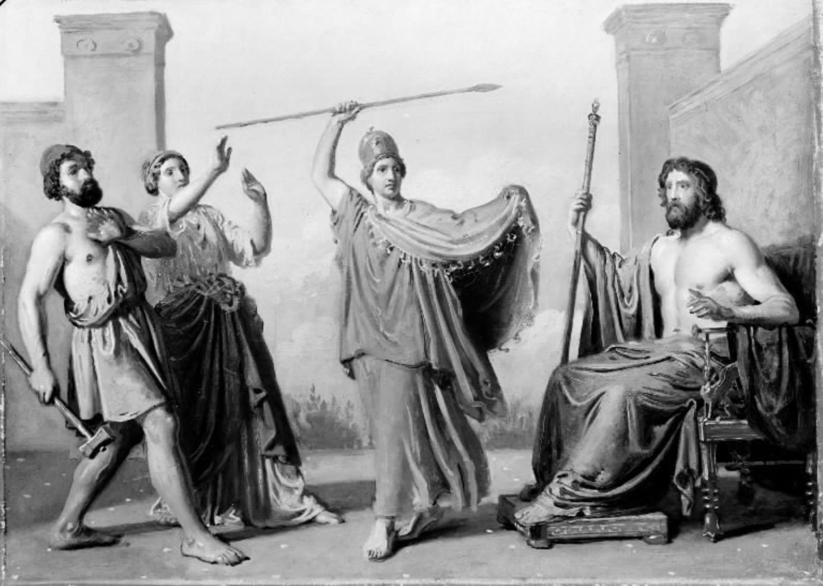Constantin Hansen, Pallas Athenes fødsel