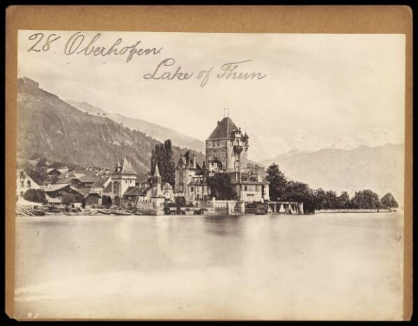 Francis Frith, Oberhofen.  Lake of Thun