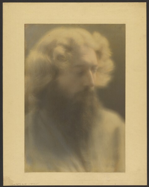 Louis Fleckenstein, [Portrait of a Bearded Man in Glowing Light]