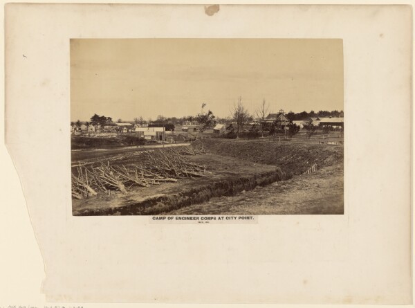 A. J. Russell, Camp of Engineer Corps at City Point. May, 1865.