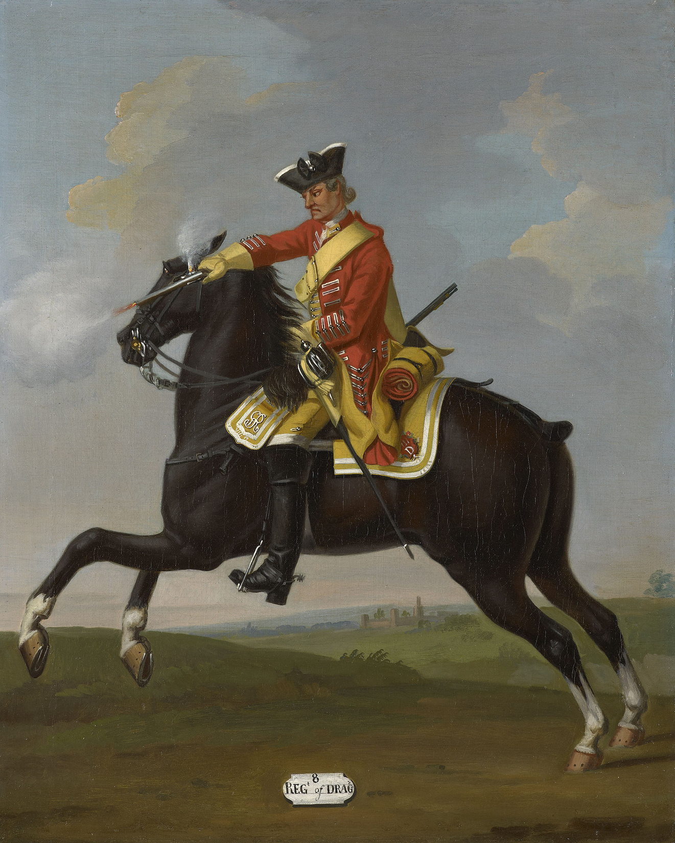 David Morier, Private, 8th Dragoons, 1751