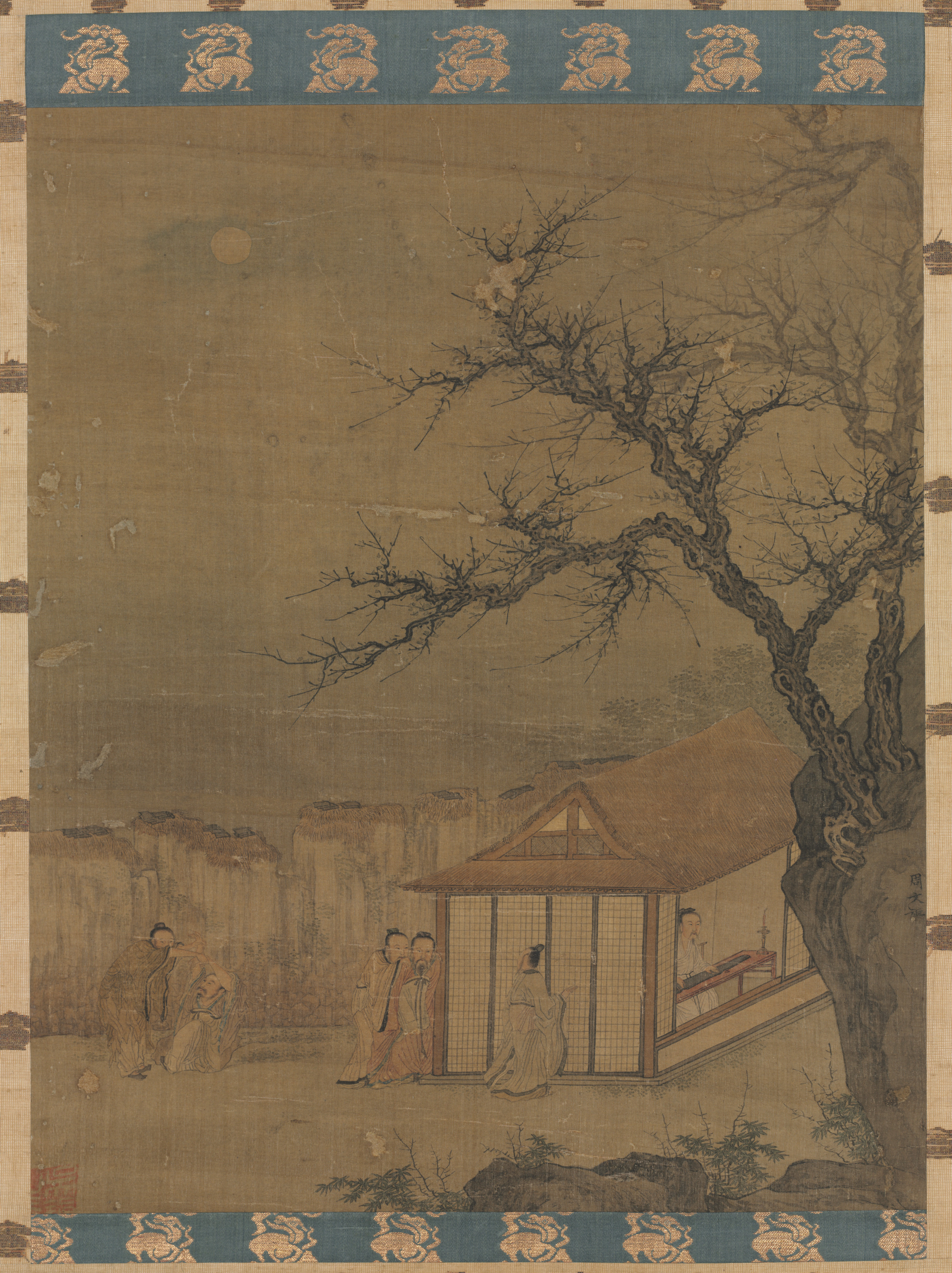 Tang Yin, Listening to the Qin