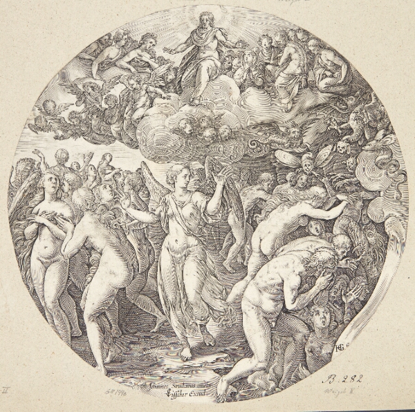 Hendrick Goltzius, Adskillelsen af de frelste og de fordømte