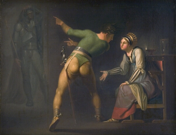 Nicolai Abildgaard, Hamlet hos sin moder
