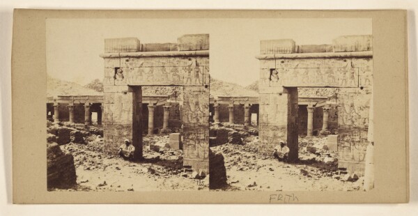 Francis Frith, [Egypte. Le Portique des Pritres a Philae]