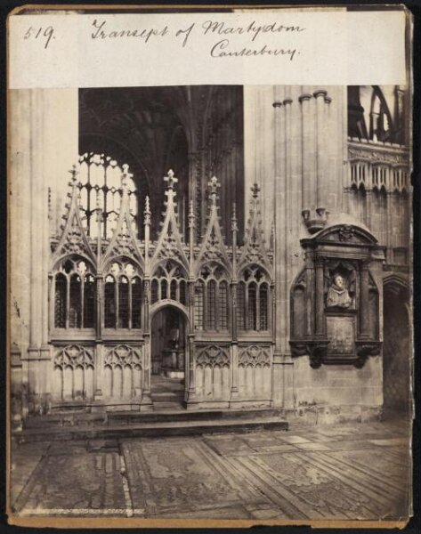 Francis Frith, Transept of Martyrdom.  Canterbury
