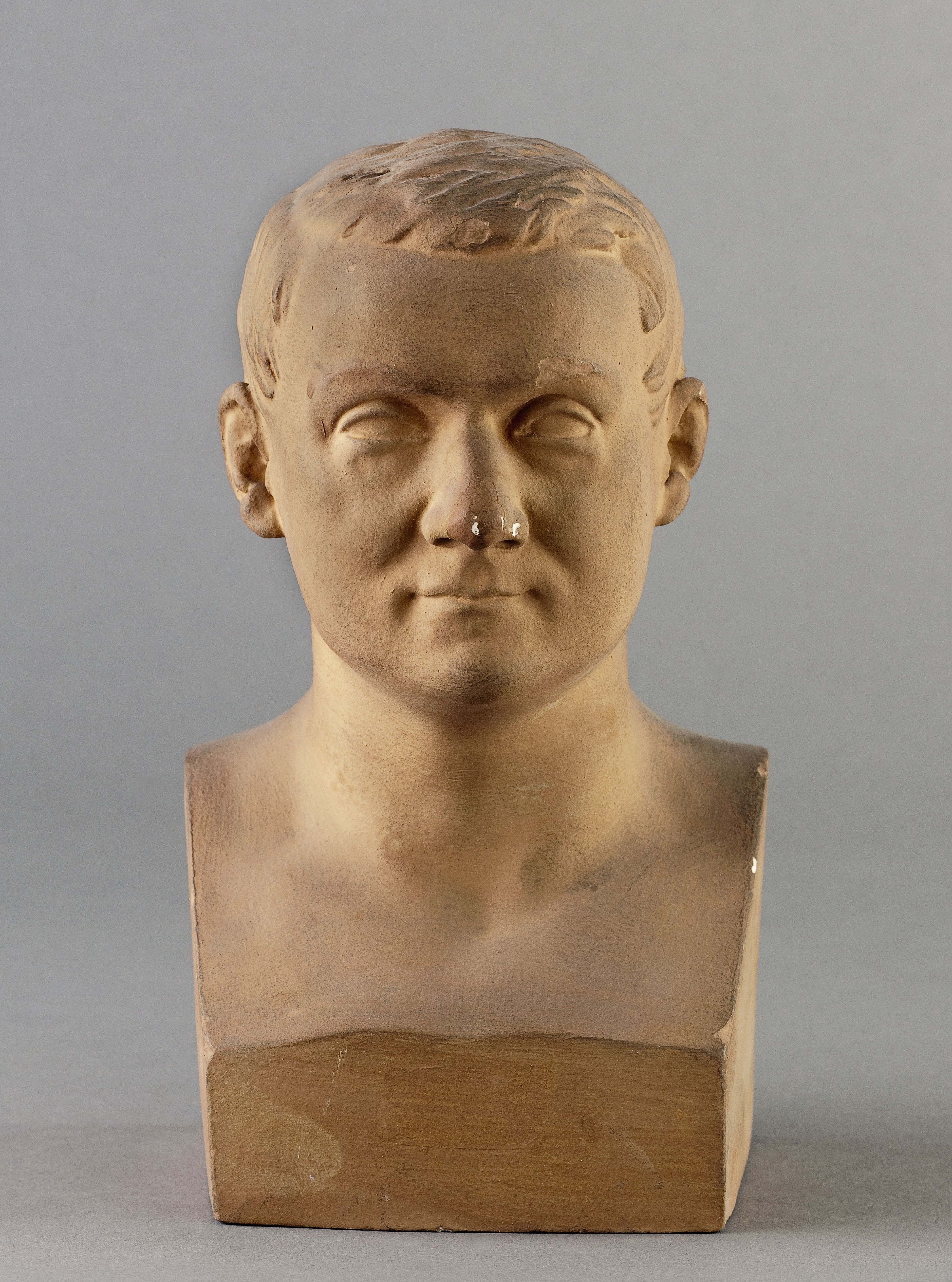 Jean Pierre Dantan, Portrait sérieux de Davin, secrétaire général du Musée Royal