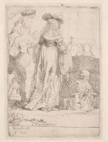 Rembrandt van Rijn, Det unge par og døden