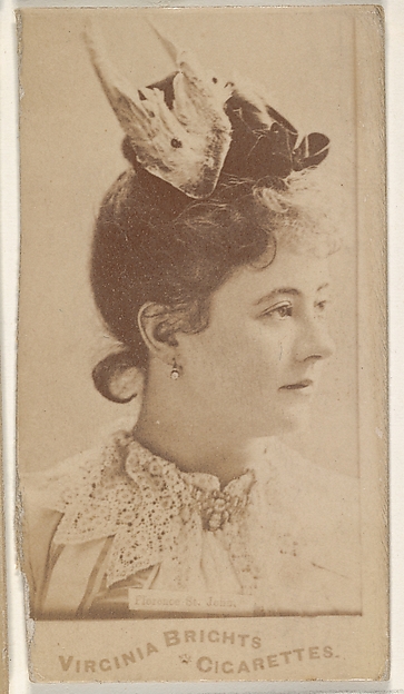 Allen & Ginter, Florence St. John, from the Actors and Actresses series (N45, Type 1) for Virginia Brights Cigarettes