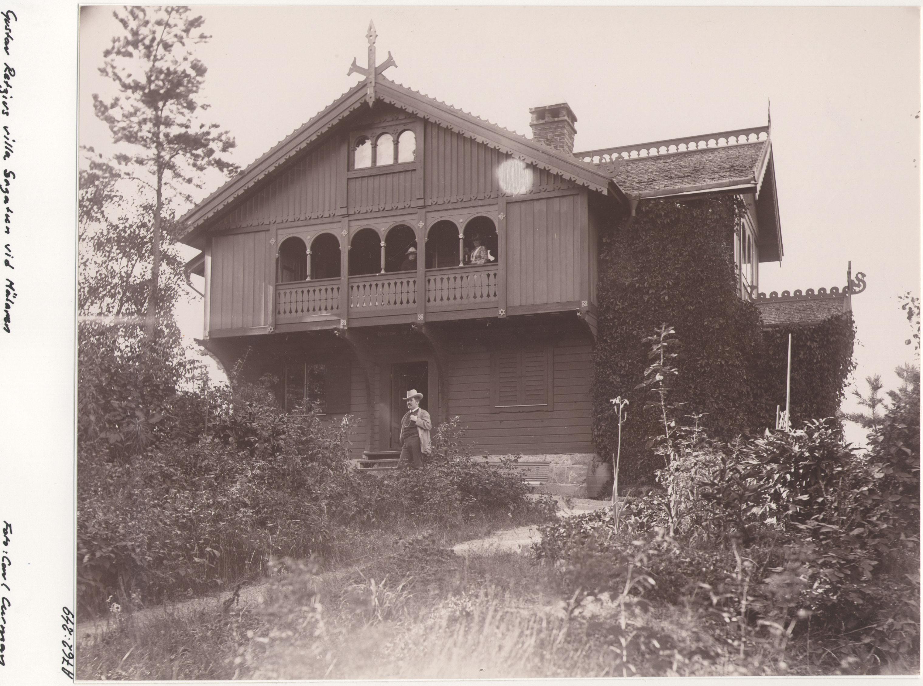 Carl Curman, Villa Sagatun