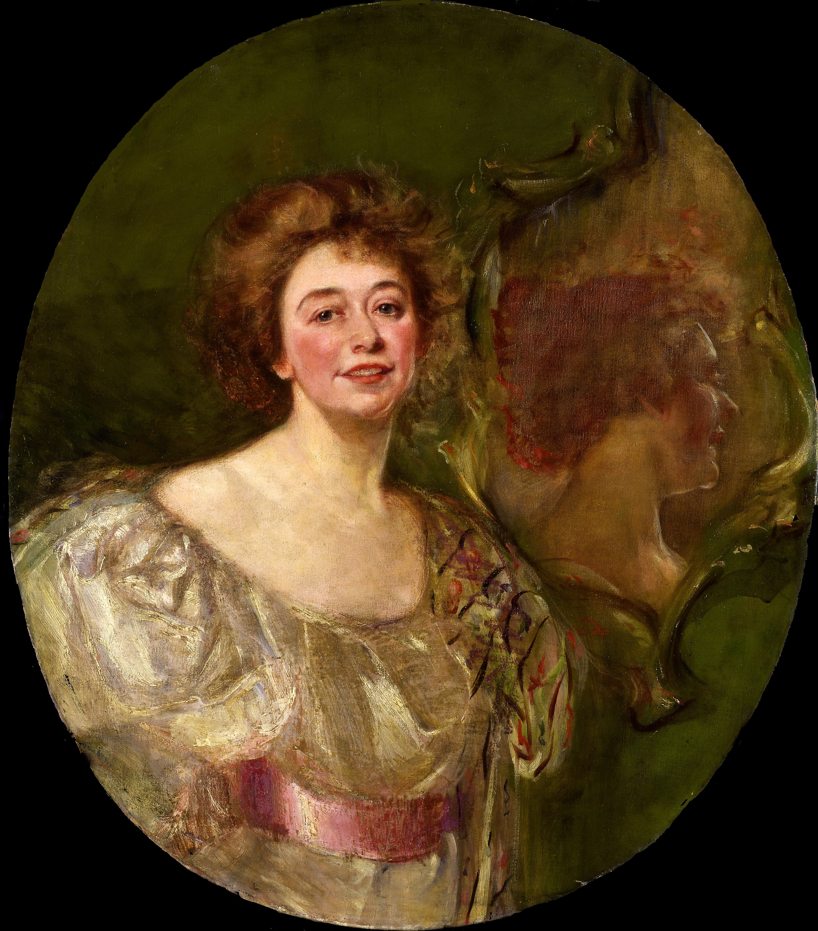 Alice Pike Barney, Self-Portrait Reflected in Mirror