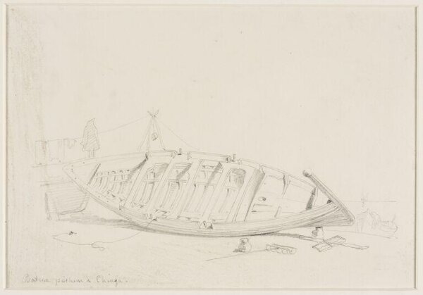 unknown, A Fishing Boat at Chiuja
