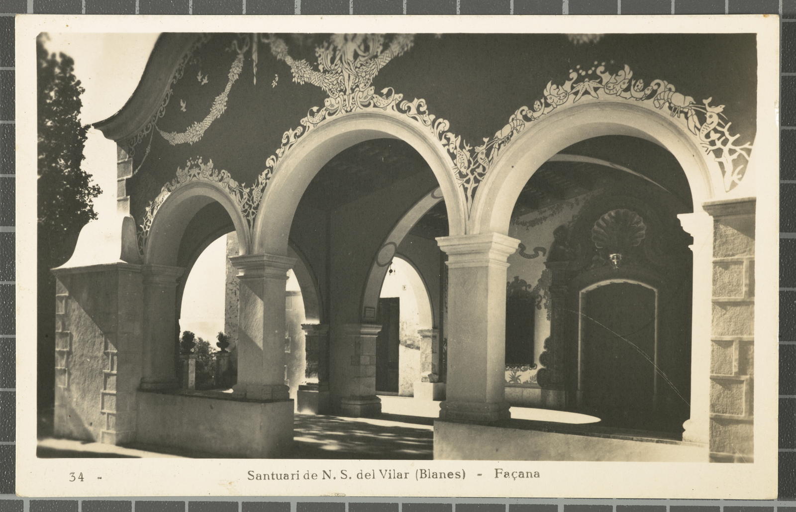Desconegut, 34 - Santuario de N.S. del Vilar (Blanes) - Facade
