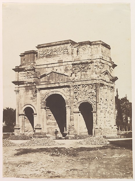 Edouard Baldus, [Roman Arch at Orange]