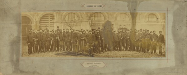 André Adolphe-Eugène Disdéri, Eclaireurs Franchetti, Commandant Benoit Champy
