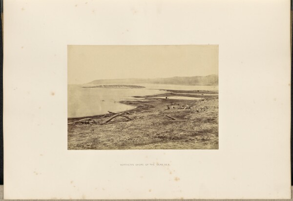 Francis Frith, Northern Shore of the Dead Sea