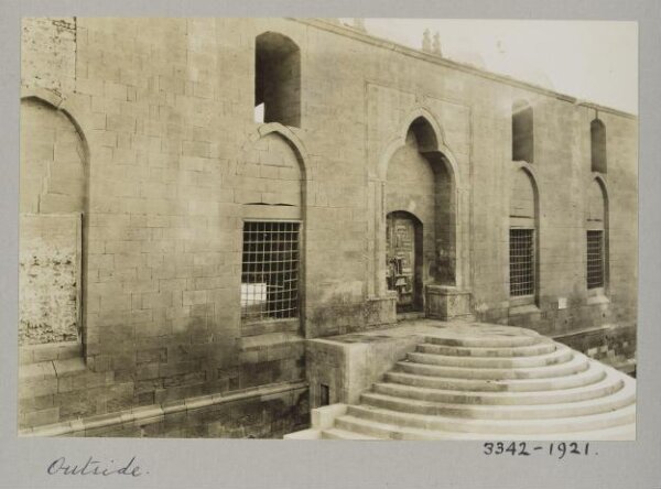 K.A.C. Creswell, The entrance of the mosque of al-Malika Safiyya, Cairo