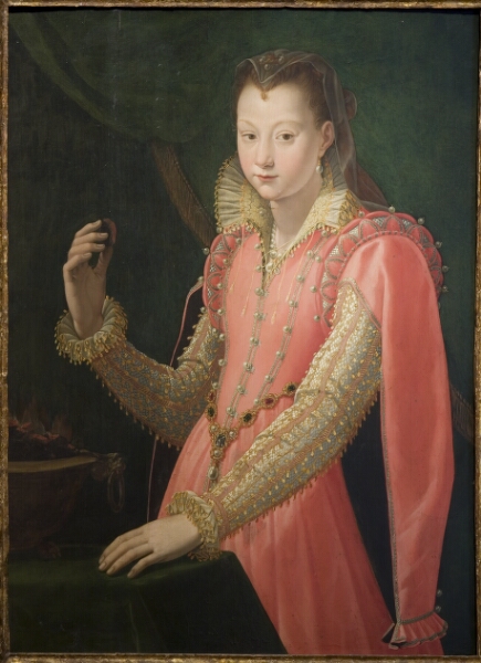 Santi di Tito, Ung kvinde portrætteret som Portia Catonis