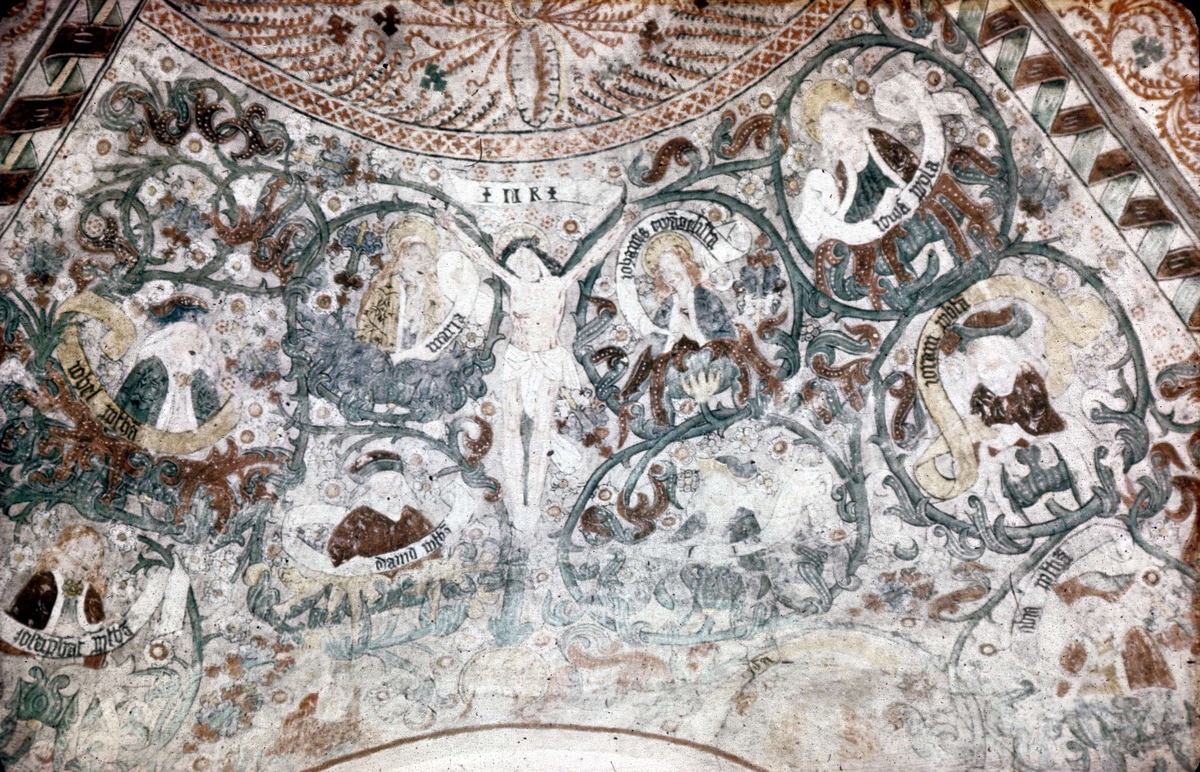 Okänd,, Lime painting in Edebo Church, Edebo parish, Uppland