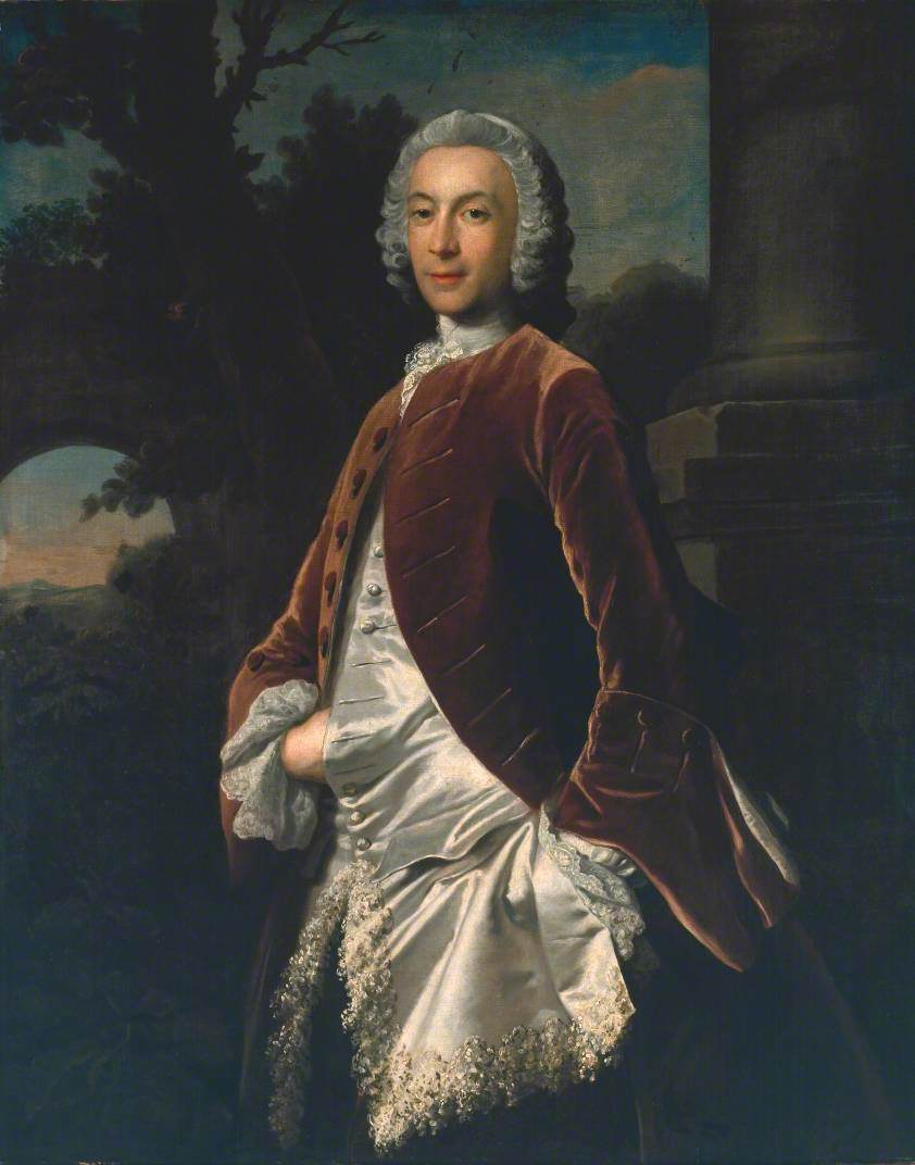 Joseph Highmore, A Gentleman in a Brown Velvet Coat